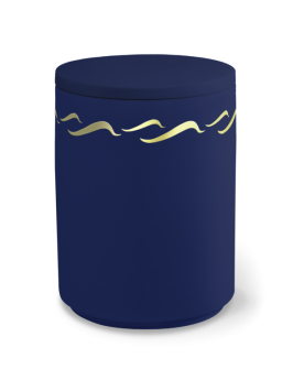 See-Urne "WELLEN" saphir